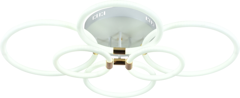 60311/6 WH+GOLD Светильник LED360 132W 3000-6000K DIMMER ПДУ