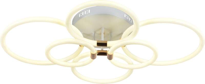60311/6 WH+GOLD Светильник LED360 132W 3000-6000K DIMMER ПДУ