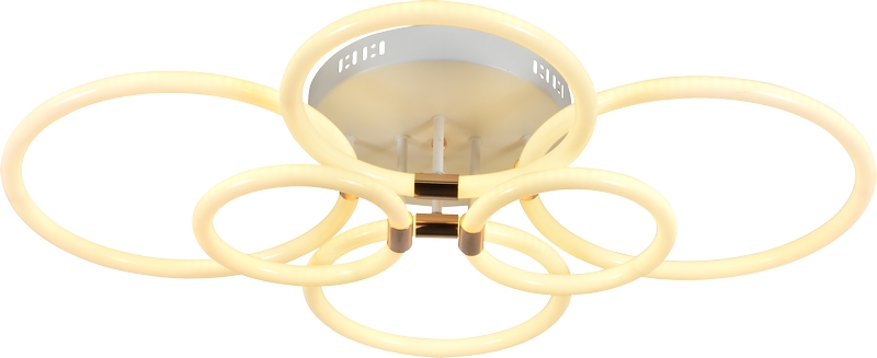 60311/6 WH+GOLD Светильник LED360 132W 3000-6000K DIMMER ПДУ